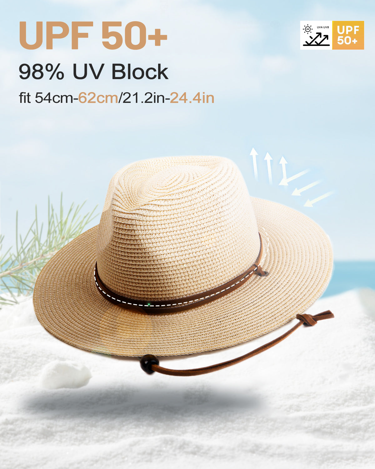Zylioo Oversize XXL Straw Sun Hats