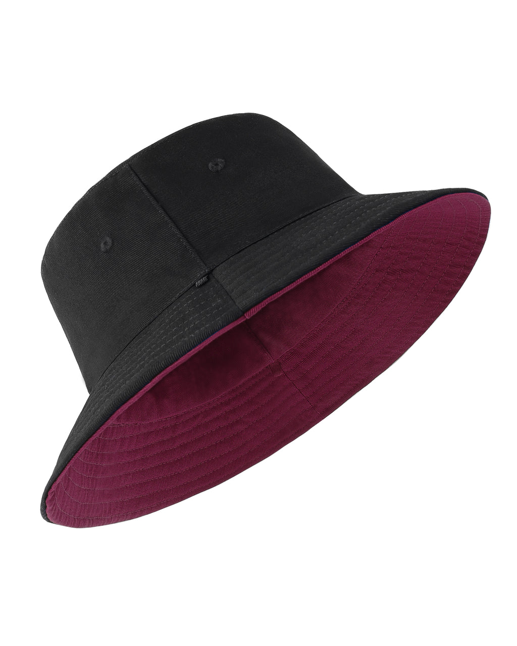 Gorro de pescador de algodón reversible para cabezas grandes