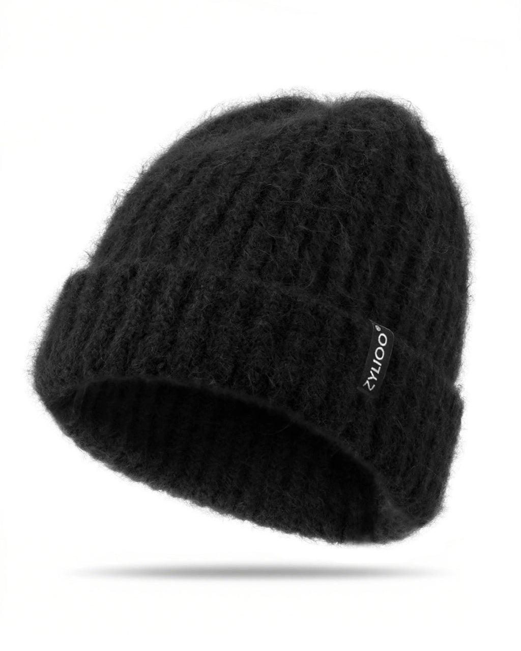 Chunky Fuzzy Beanie for Big Heads