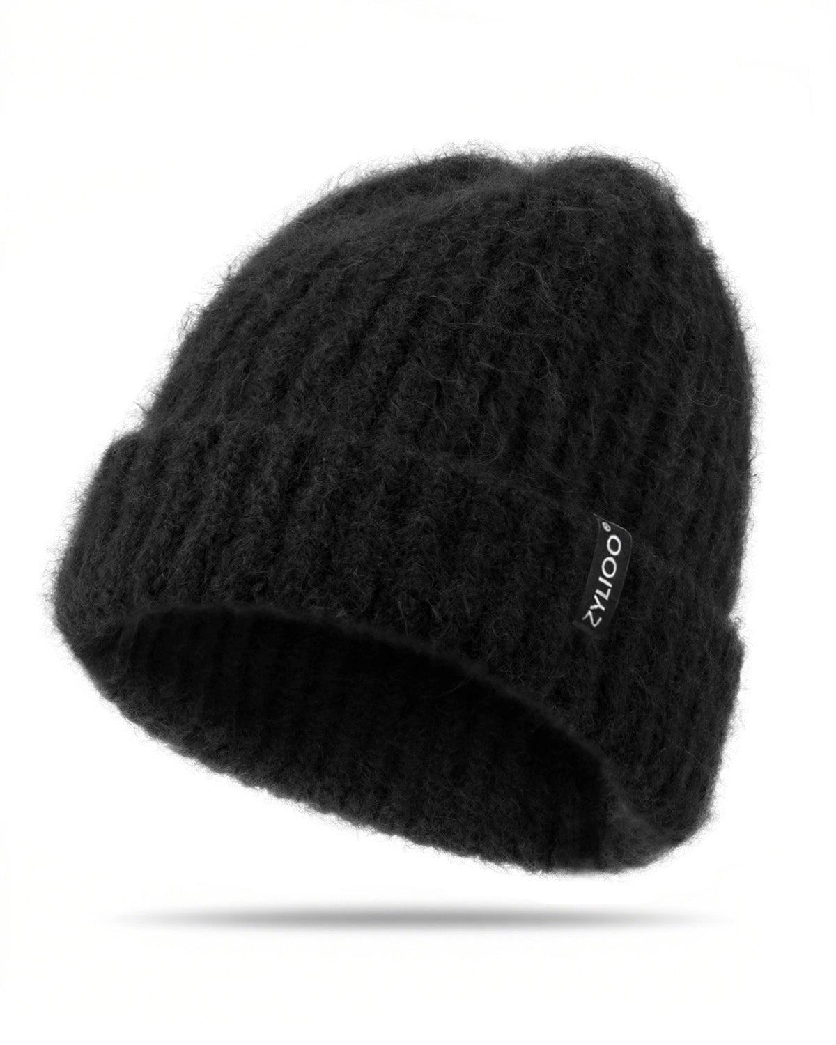 Chunky Fuzzy Beanie for Big Heads
