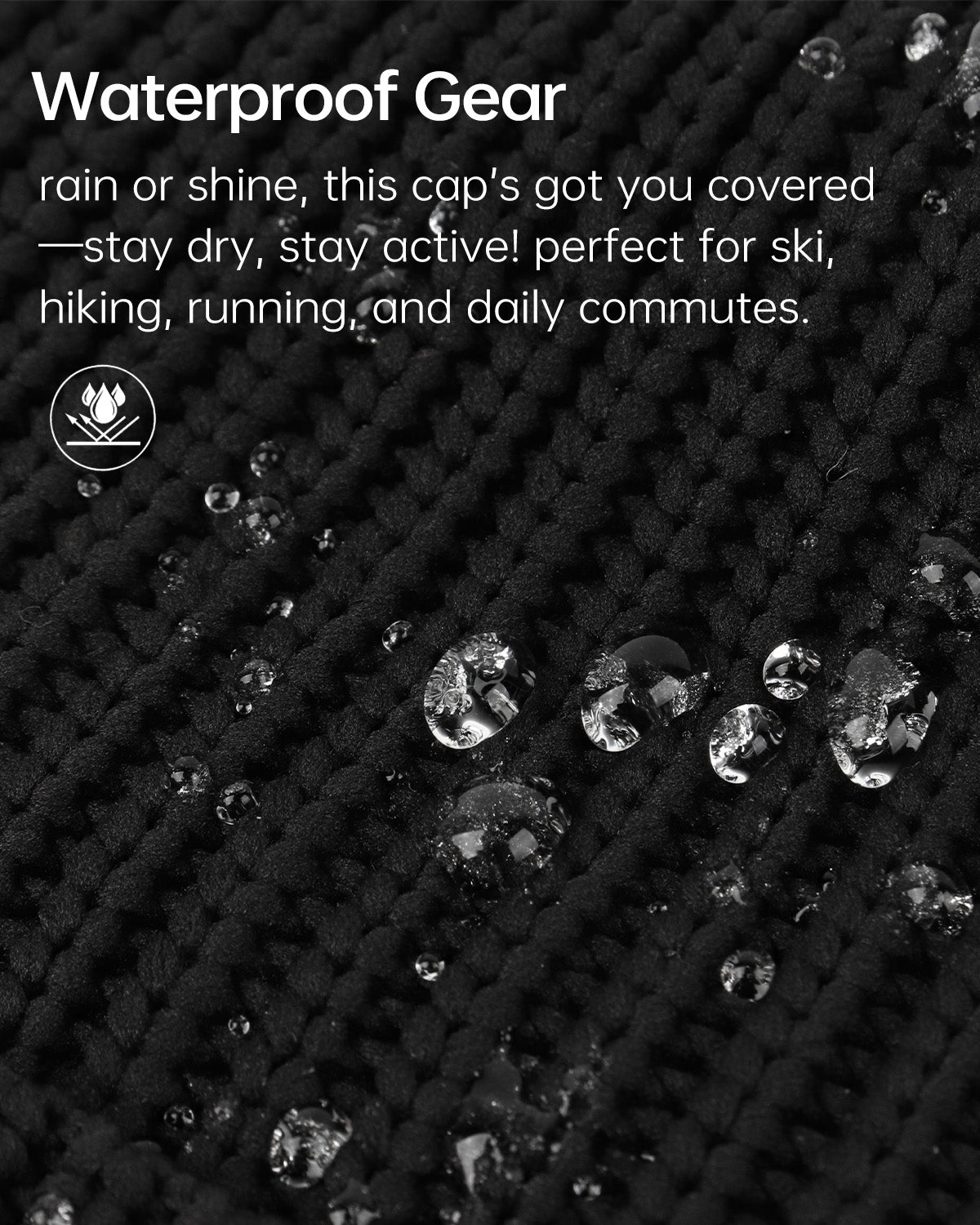 Waterproof Beanie for Big Heads