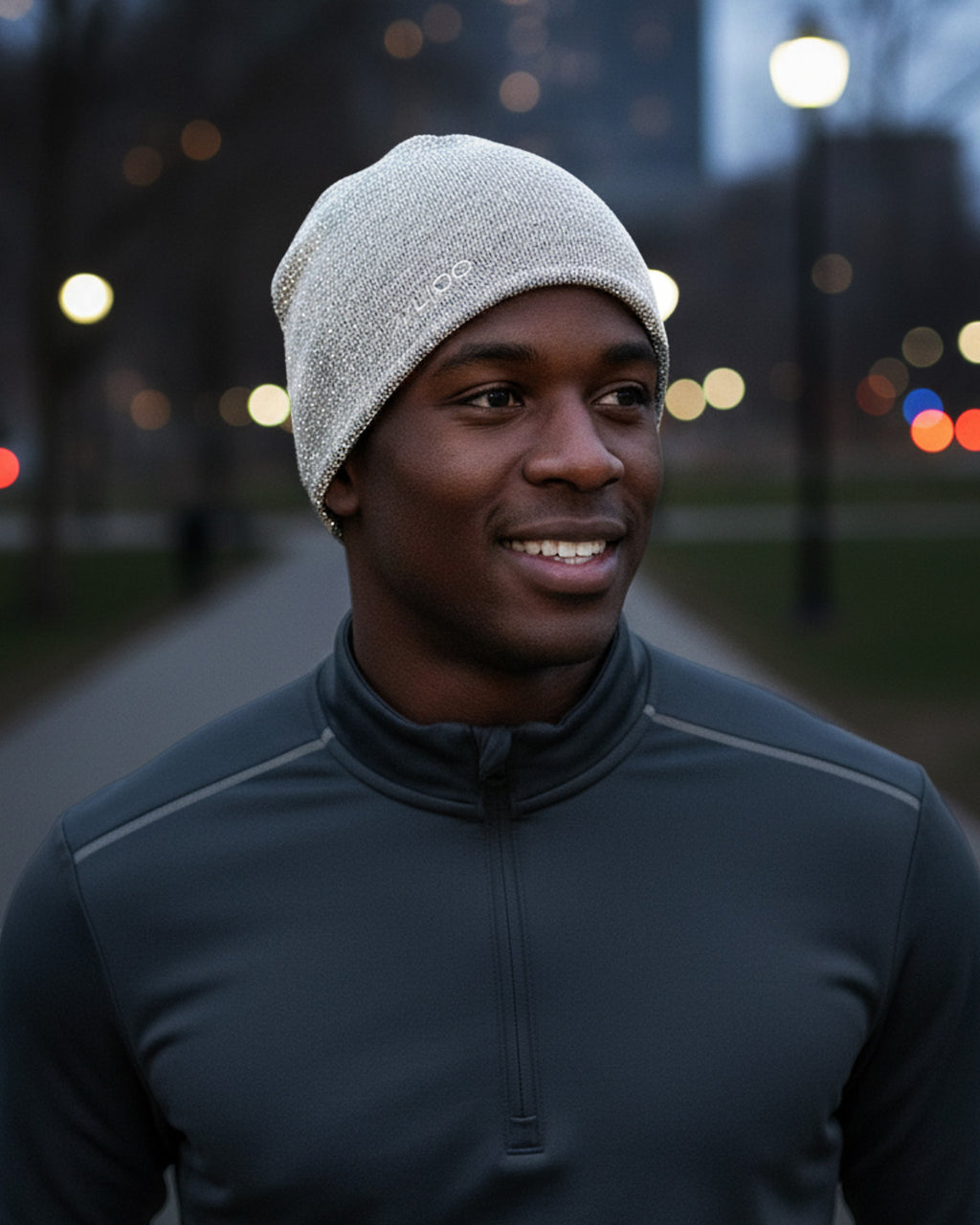 XXL Reflective Beanie for Big Heads