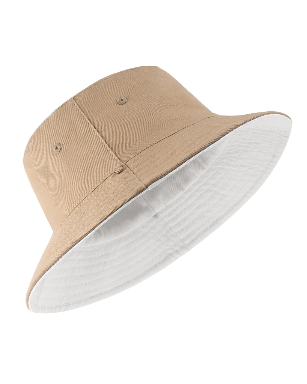 Gorro de pescador de algodón reversible para cabezas grandes