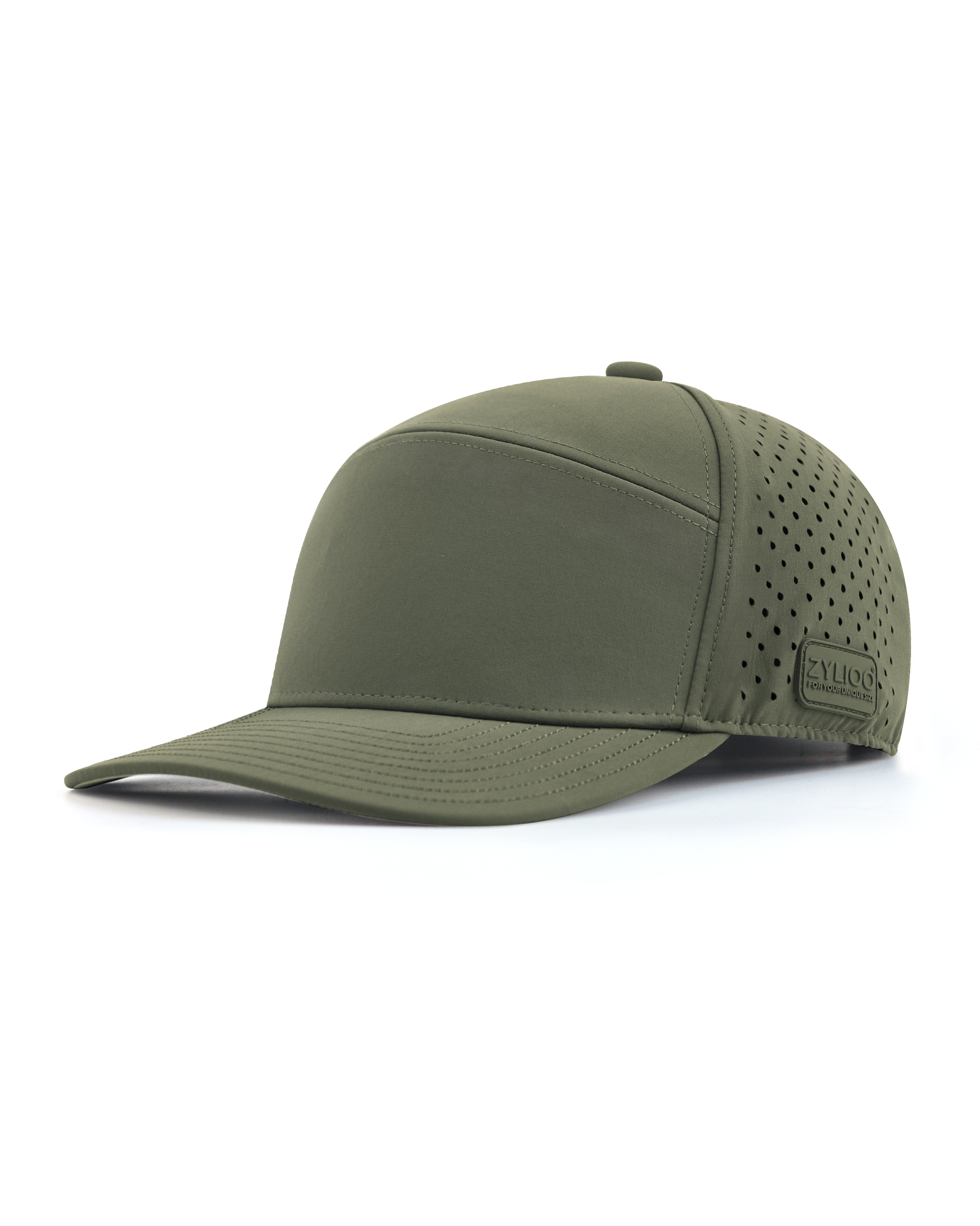 Gorra de 6 paneles con perforaciones láser para cabezas grandes