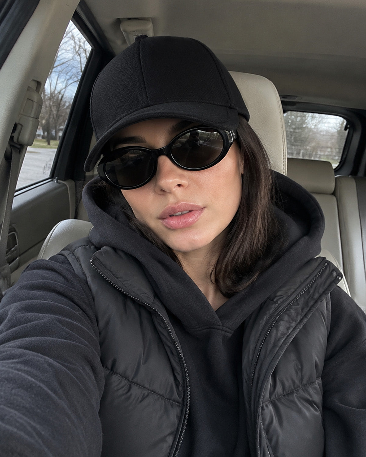 Winter Baseball Cap with Ear Flaps for Big Heads