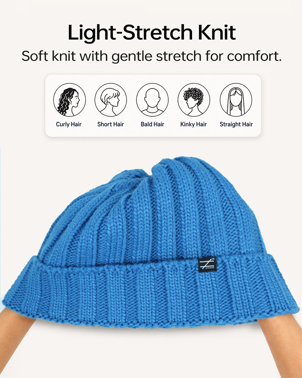 Cable Knit Beanie for Big Heads