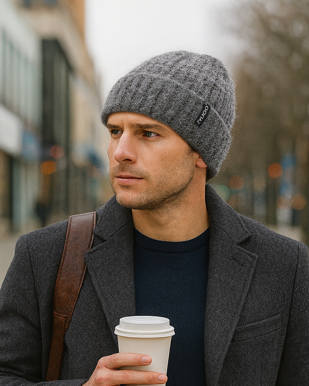 Chunky Fuzzy Beanie for Big Heads