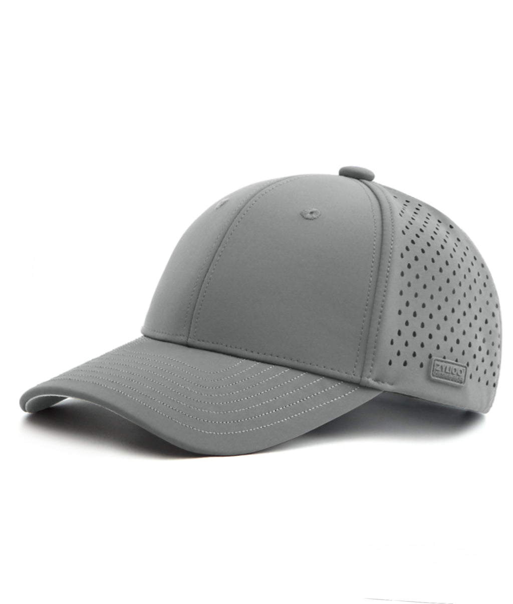 Gorra de béisbol de malla cortada con láser de secado rápido para cabezas grandes