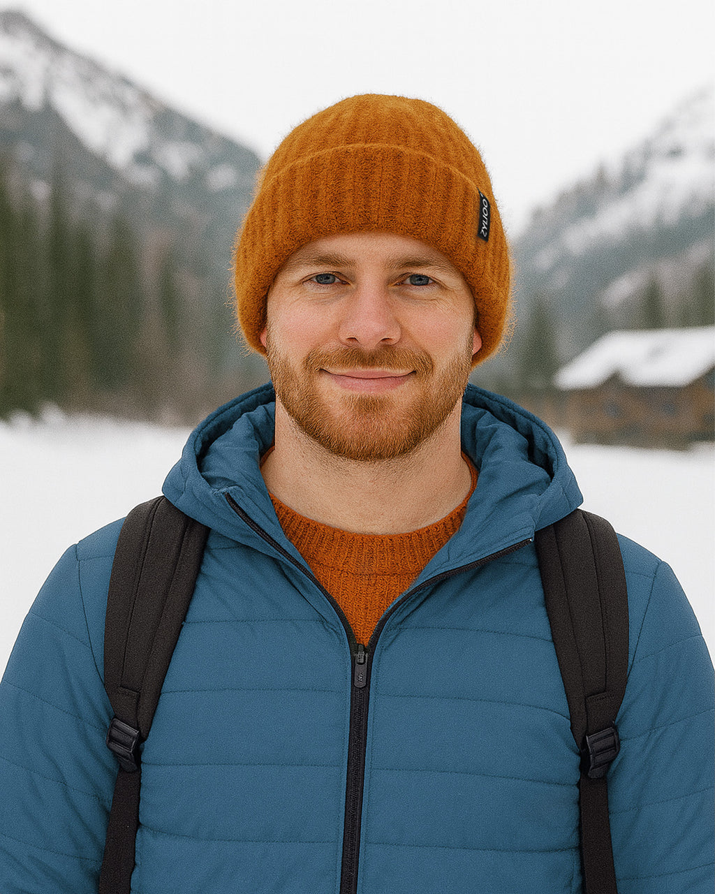 Chunky Fuzzy Beanie for Big Heads