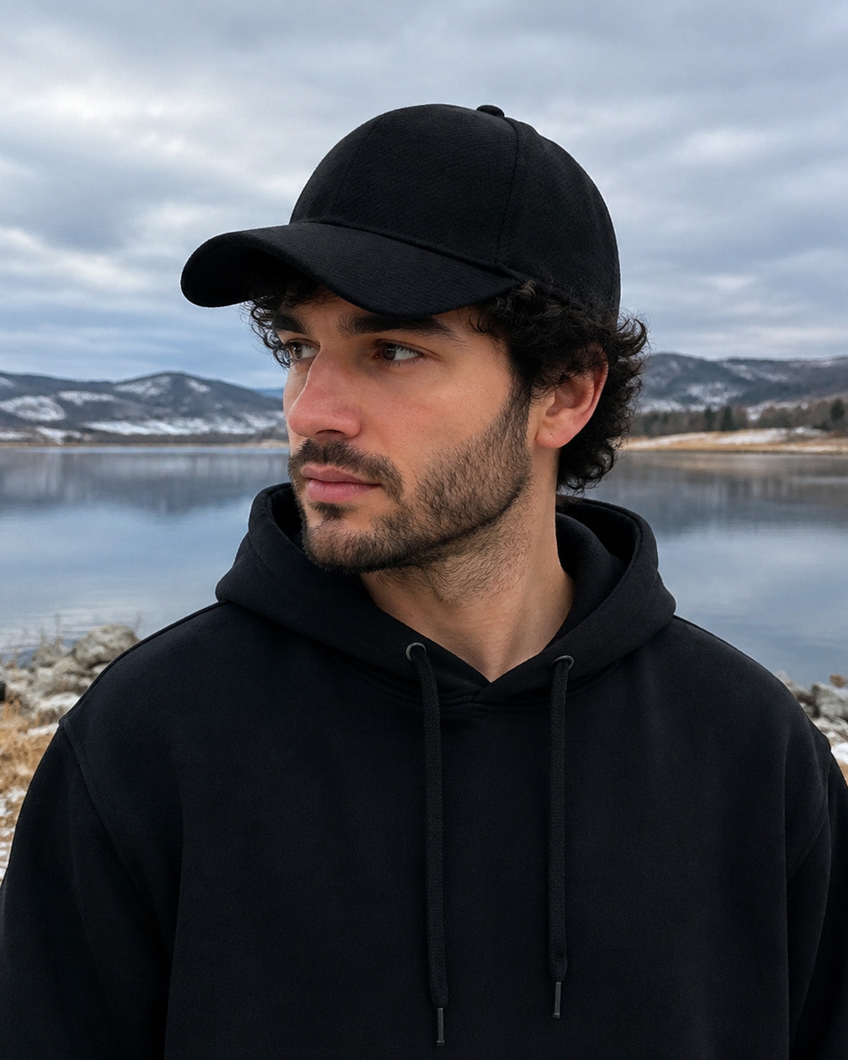 Brushed Twill Baseball Cap for Big Heads