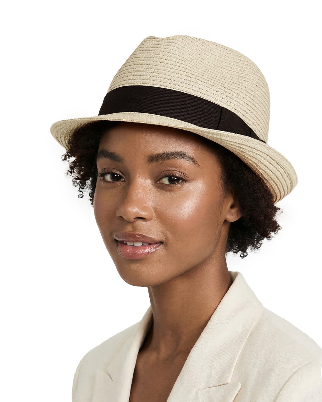 2XL Straw Trilby Hat for Big Heads