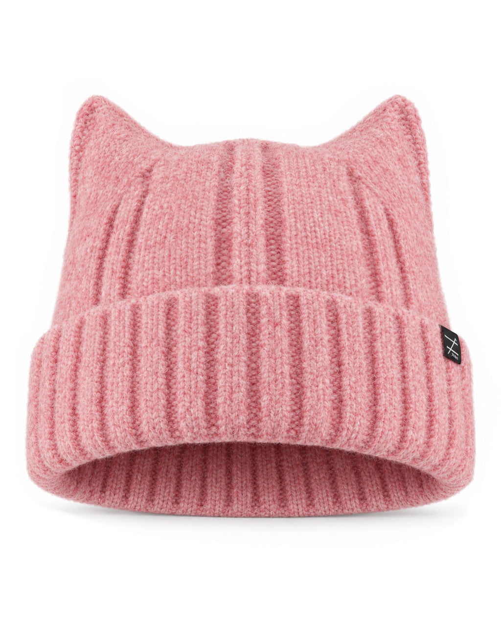 Fuzzy Cat Ear Beanie for Big Heads