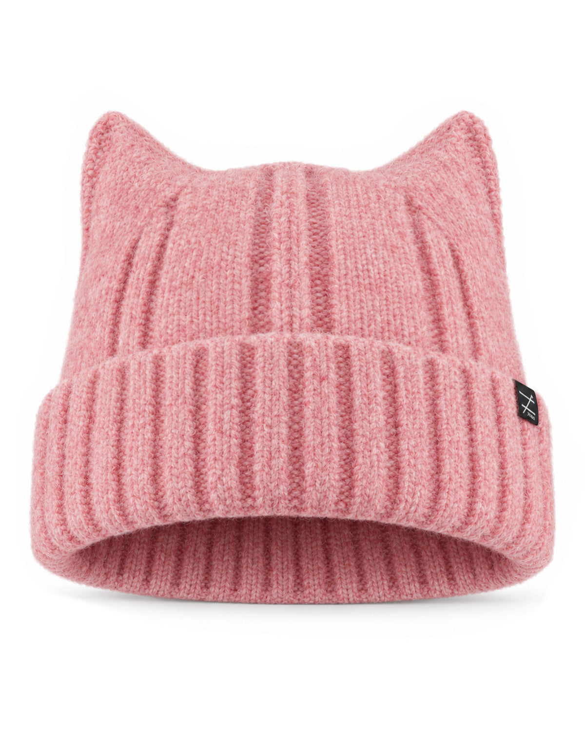 Fuzzy Cat Ear Beanie for Big Heads