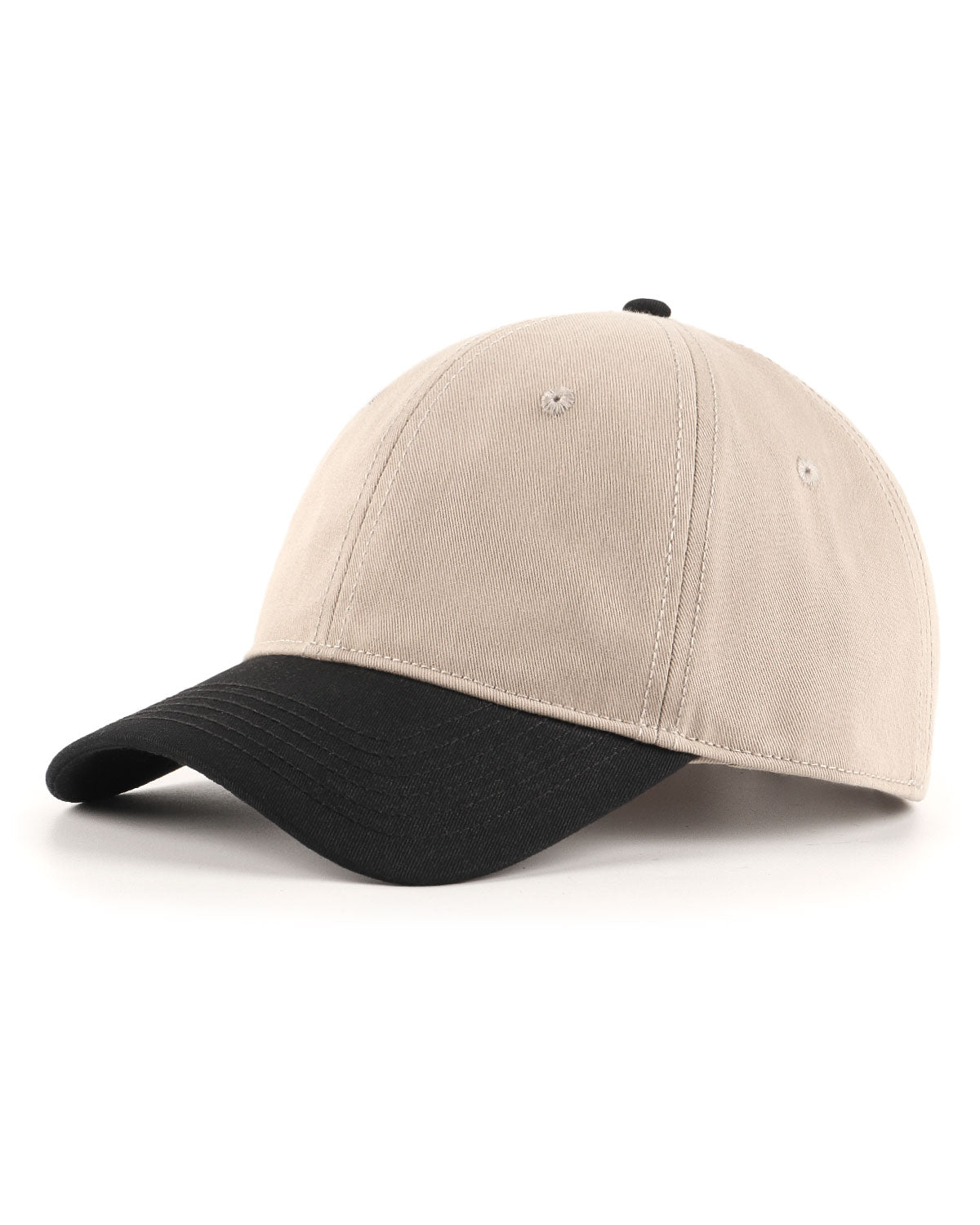 2-Tone Cotton Baseball Cap for Big Heads