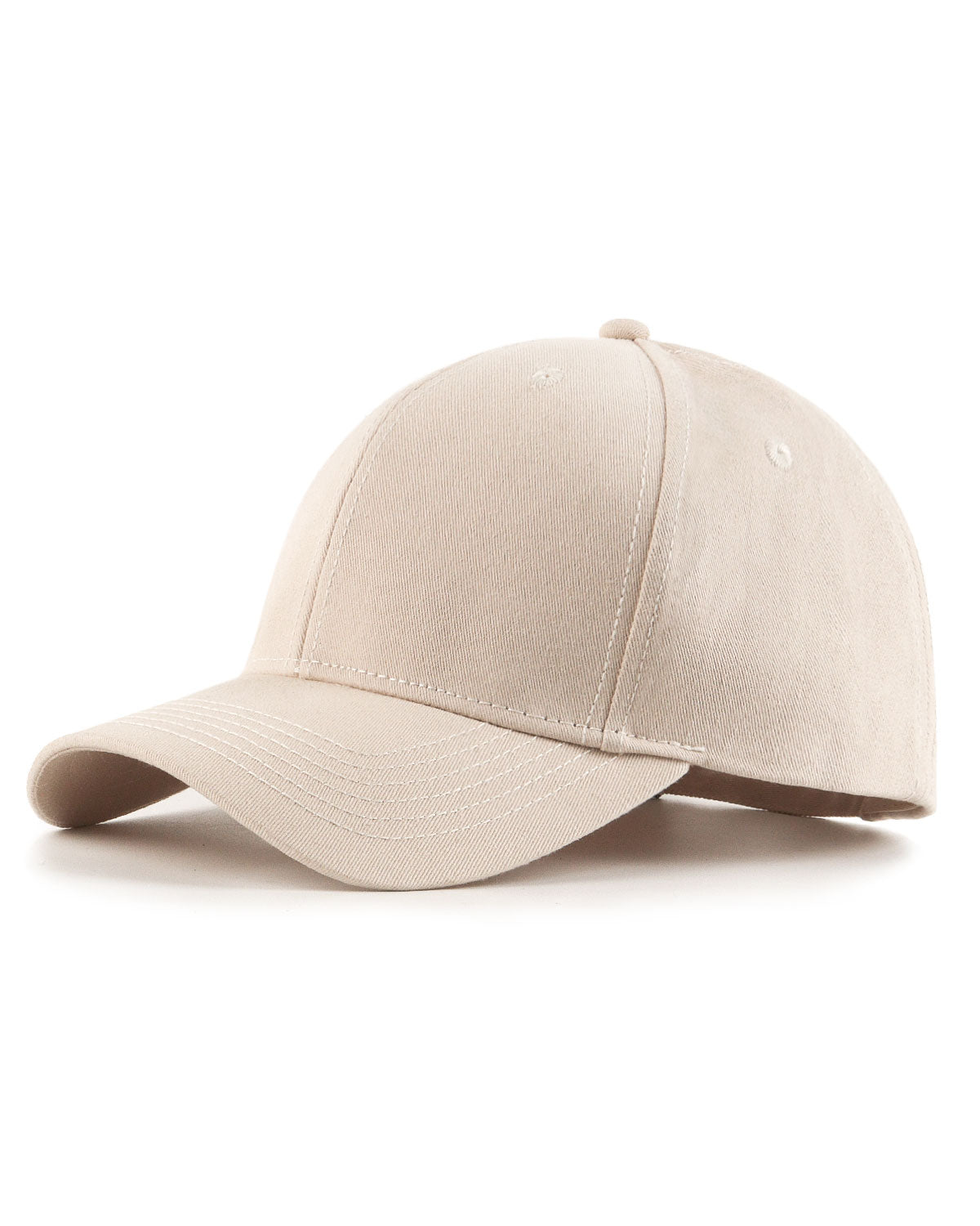 High Crown Structured Baseball Cap for Big Heads