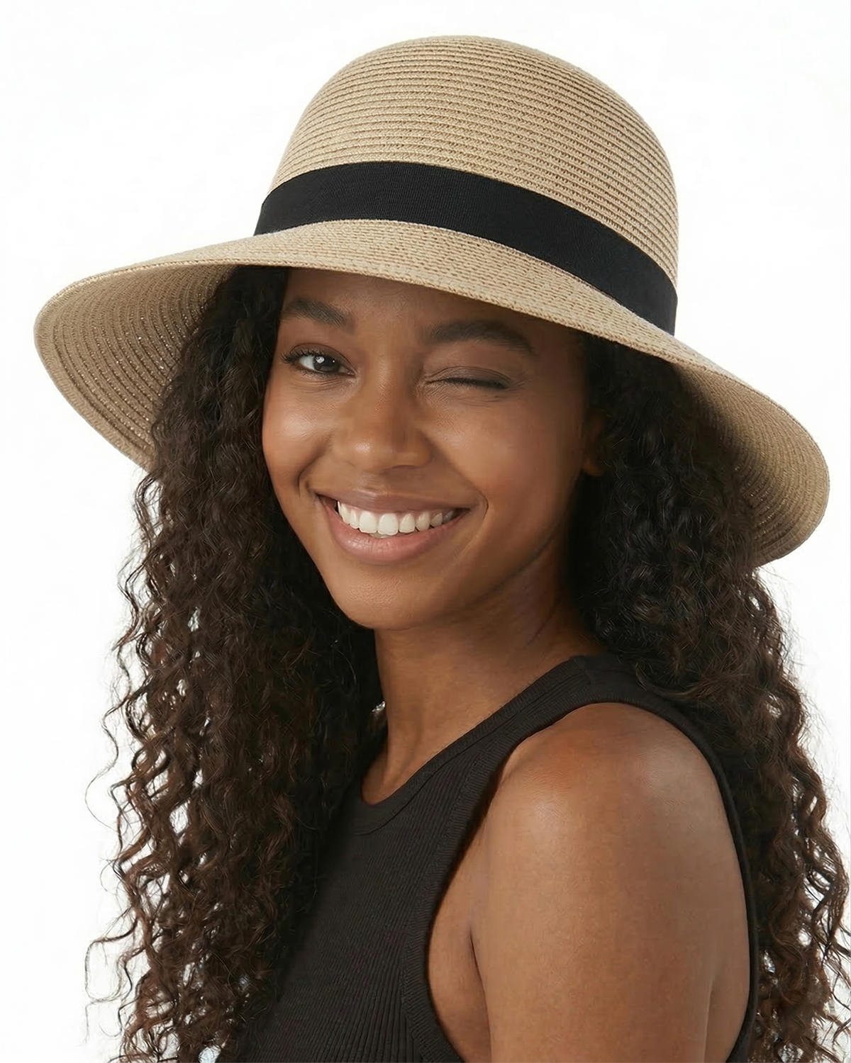2XL Women’s Straw Sun Hat for Big Heads