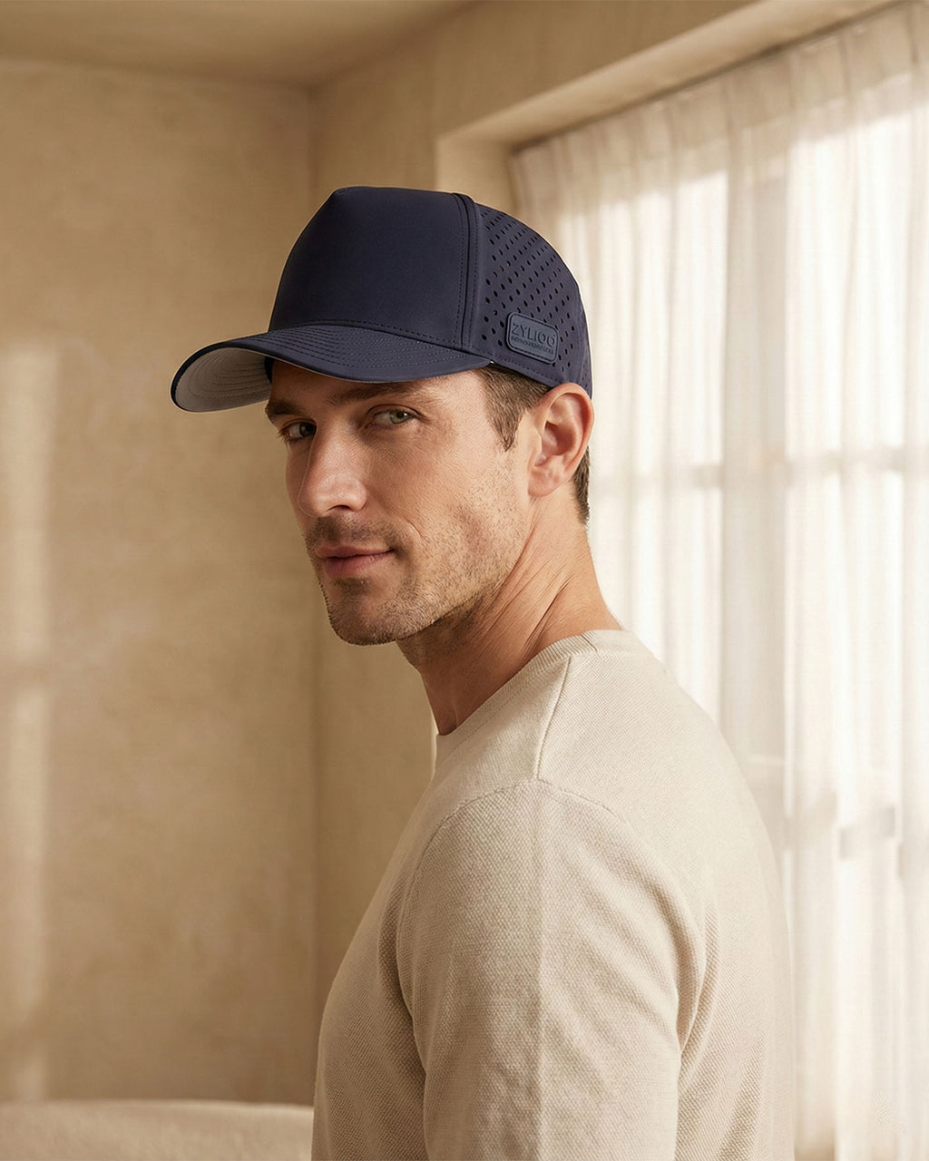 5-Panel Laser Cut Cap for Big Heads