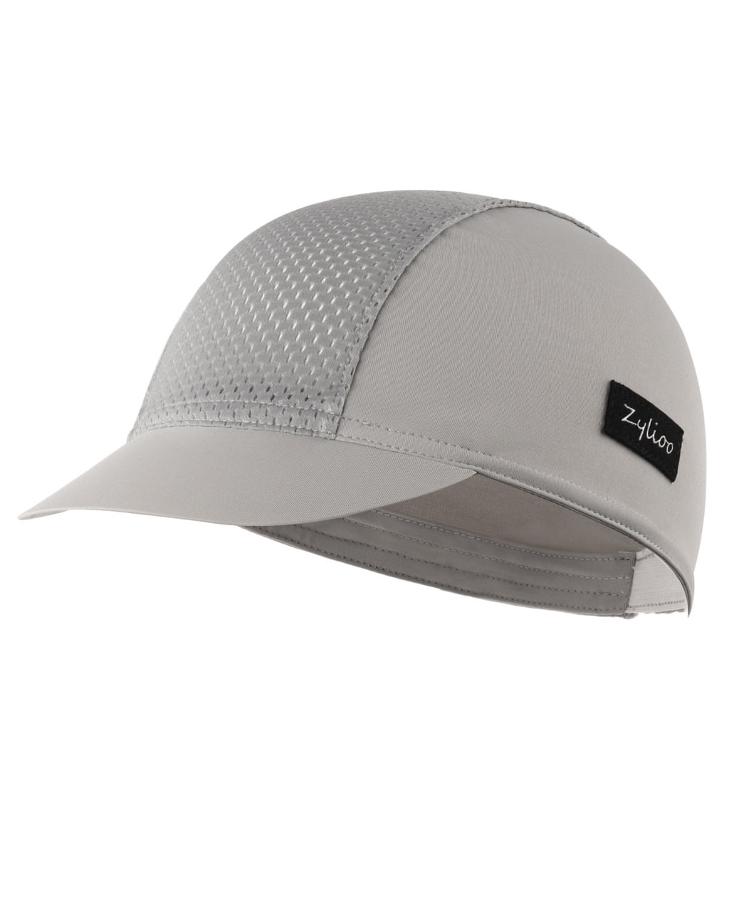 Black lightweight cycling cap for big heads - interior sweatband detail