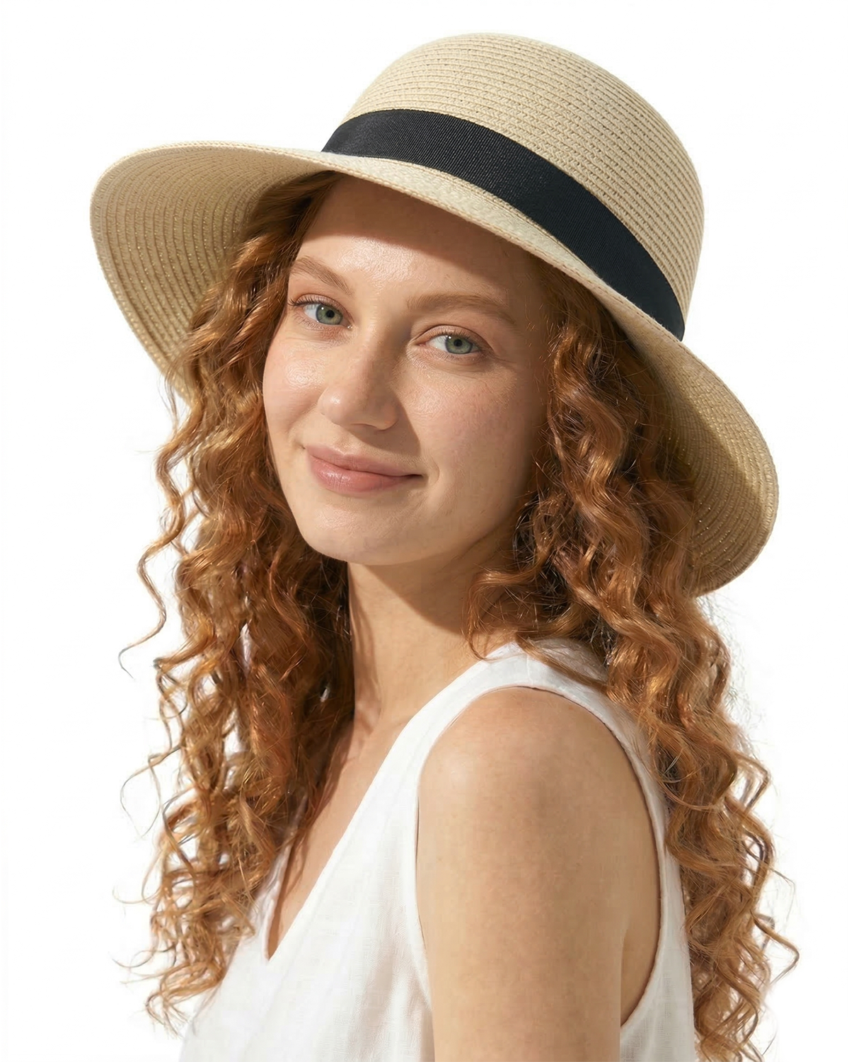 2XL Women’s Straw Sun Hat for Big Heads