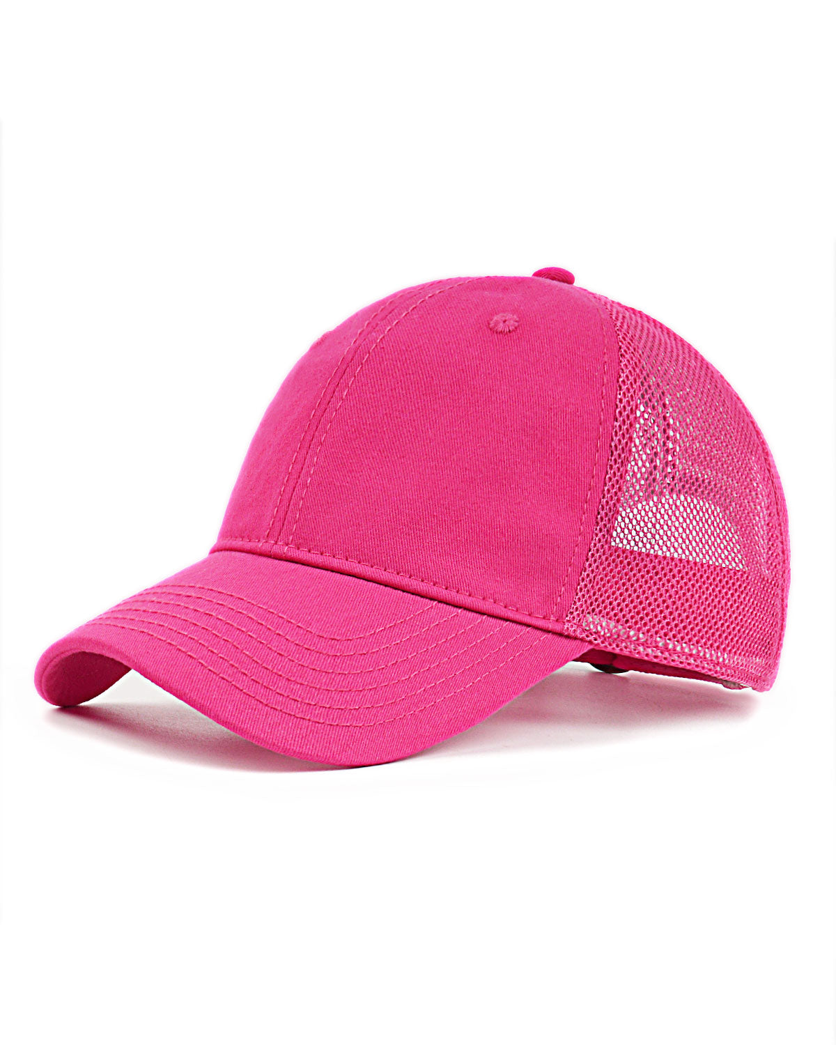Cotton Mesh Trucker Baseball Cap for Big Heads