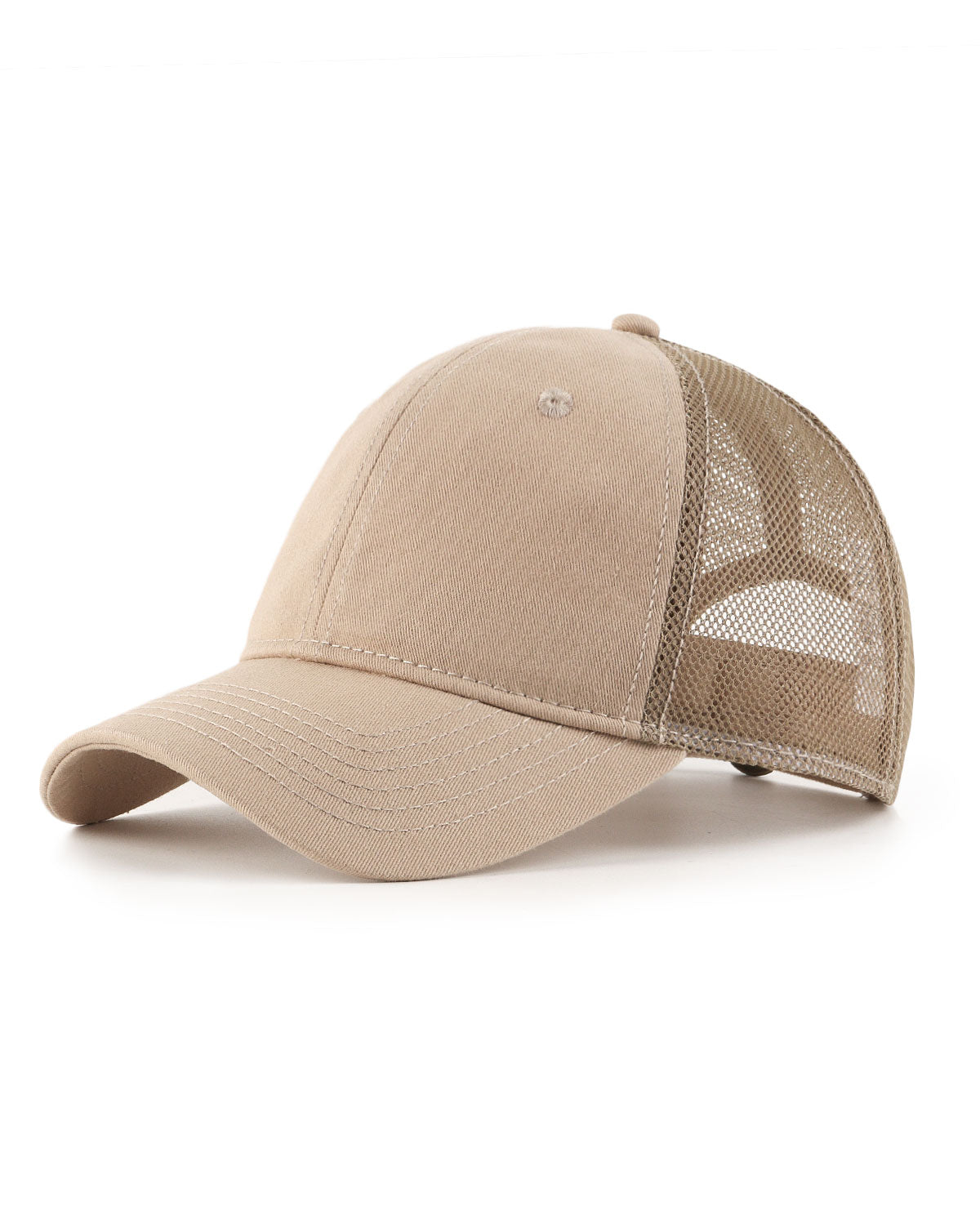 Cotton Mesh Trucker Baseball Cap for Big Heads