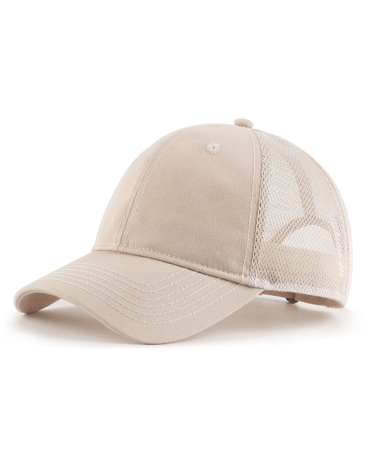 Cotton Mesh Trucker Baseball Cap for Big Heads