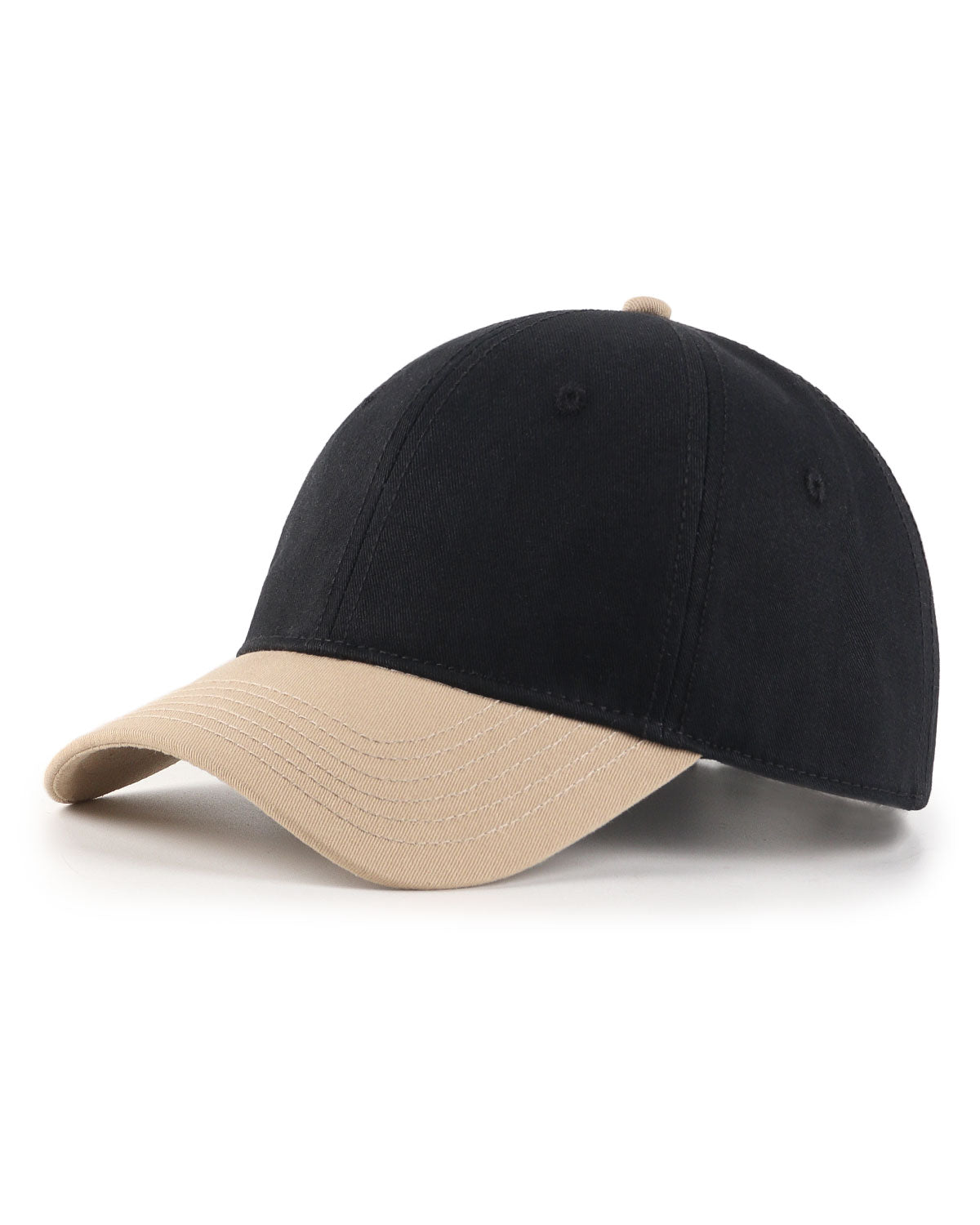 2-Tone Cotton Baseball Cap for Big Heads