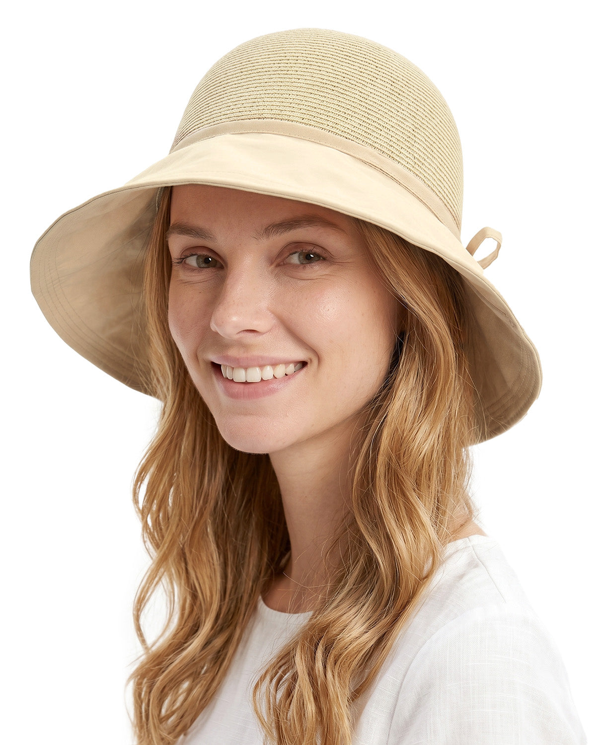 XL Wide Brim Straw Sun Hat for Big Heads