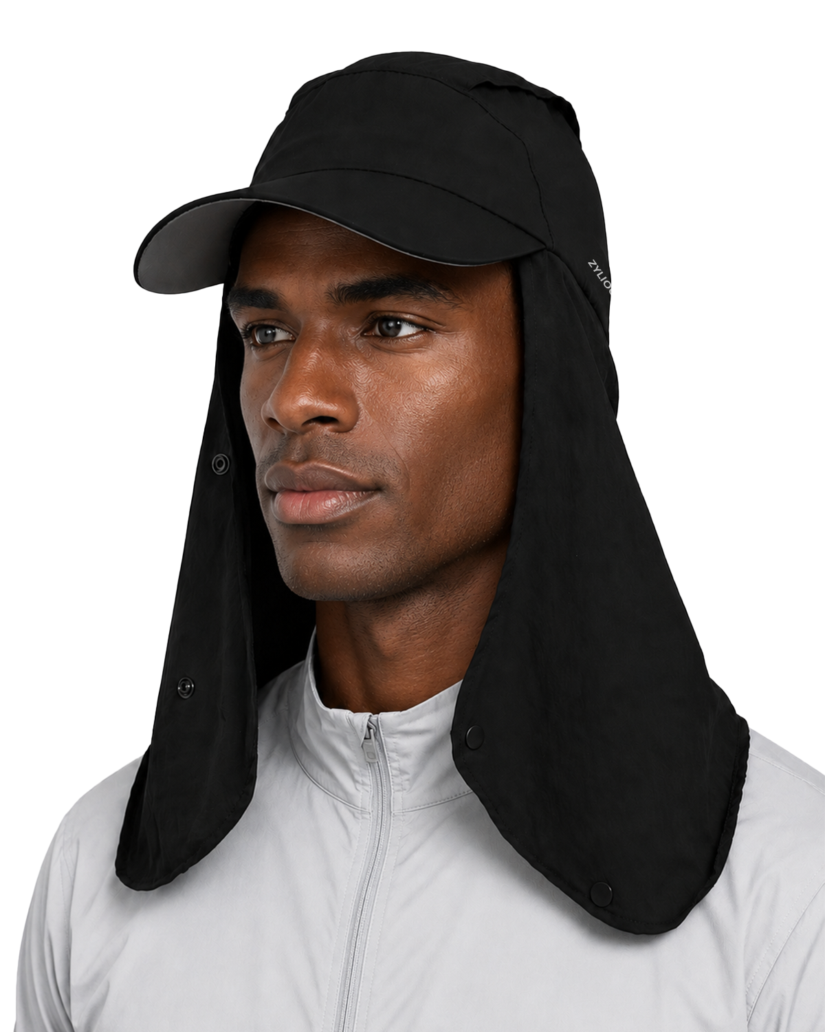 Quick-Dry Sun Hat with Neck Flap for Big Heads