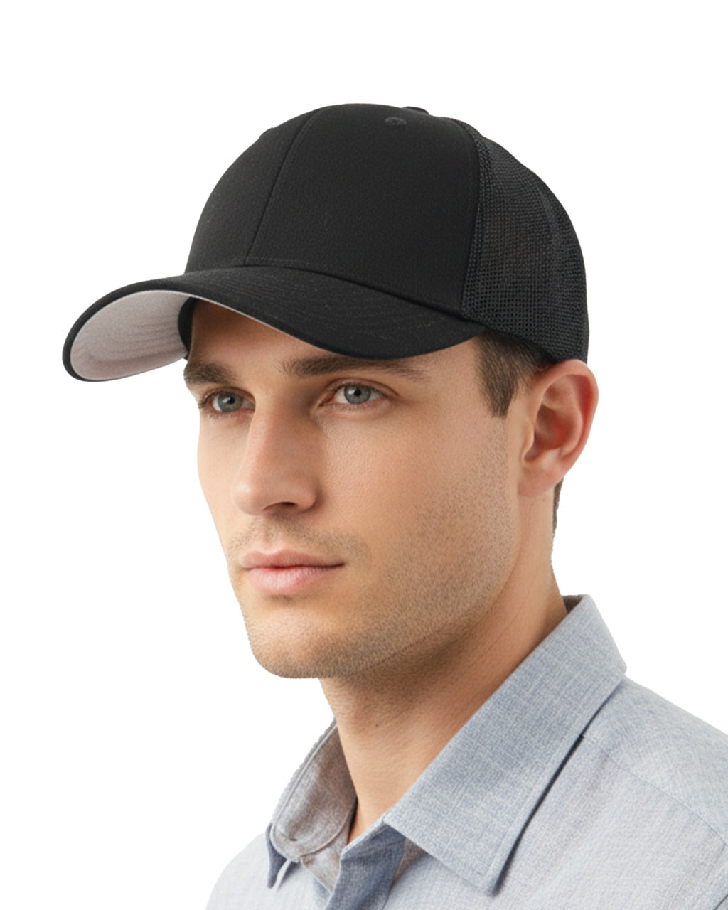Structured Mesh Fitted Cap for Big Heads