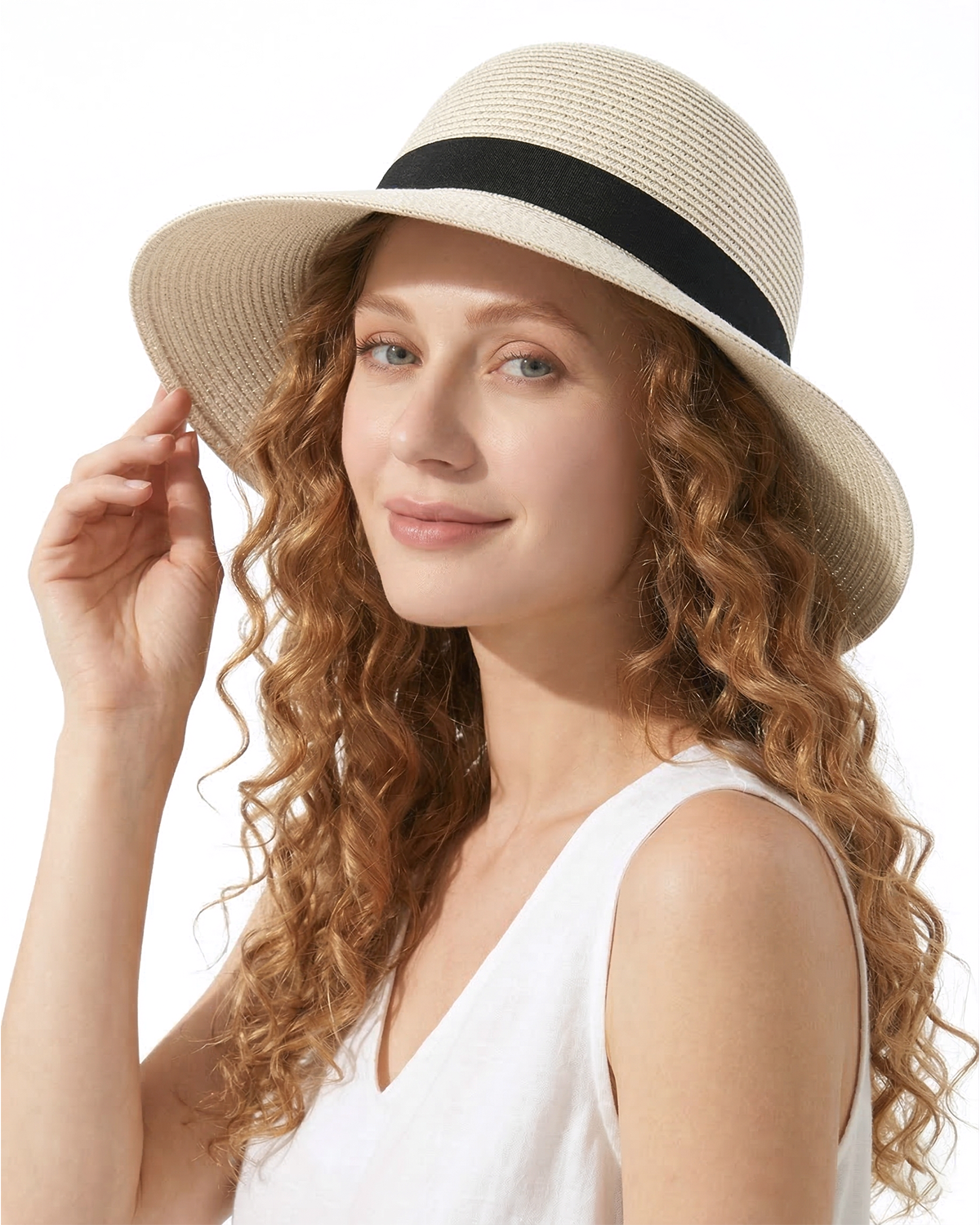 2XL Women’s Straw Sun Hat for Big Heads