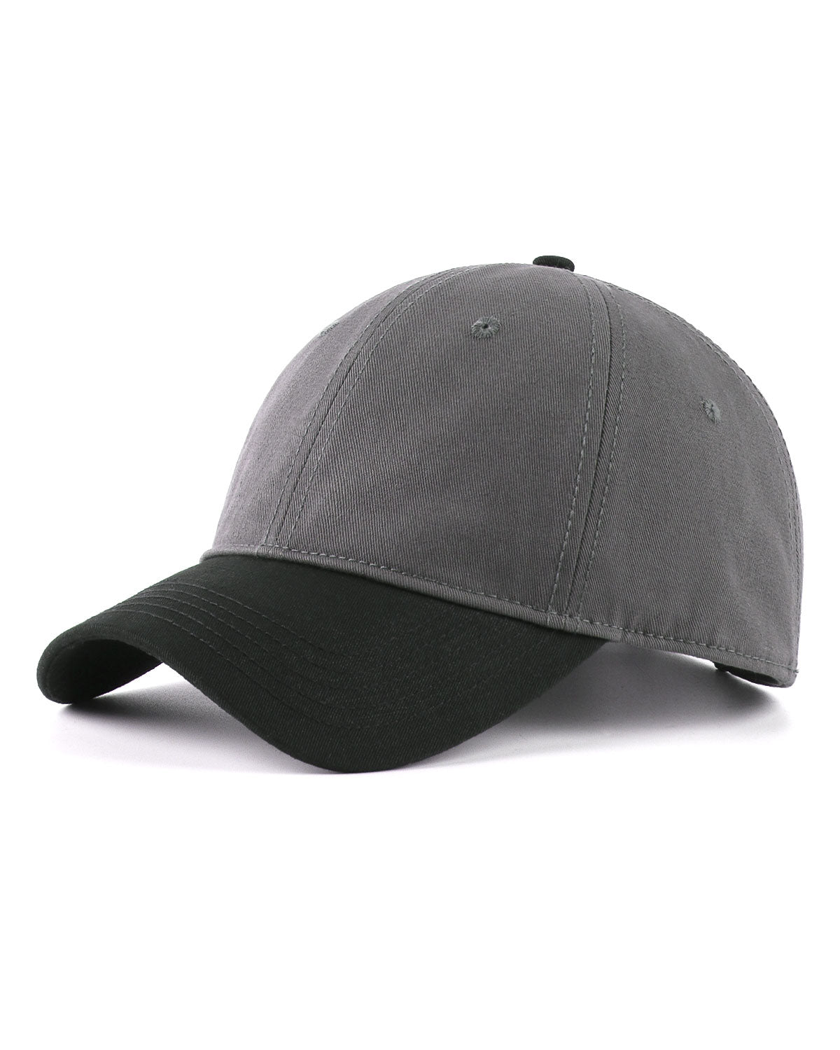 2-Tone Cotton Baseball Cap for Big Heads