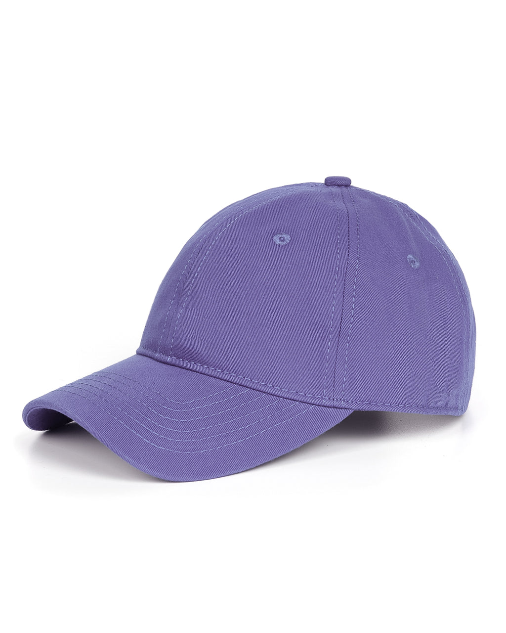 Purple cotton baseball cap for big heads XXL size
