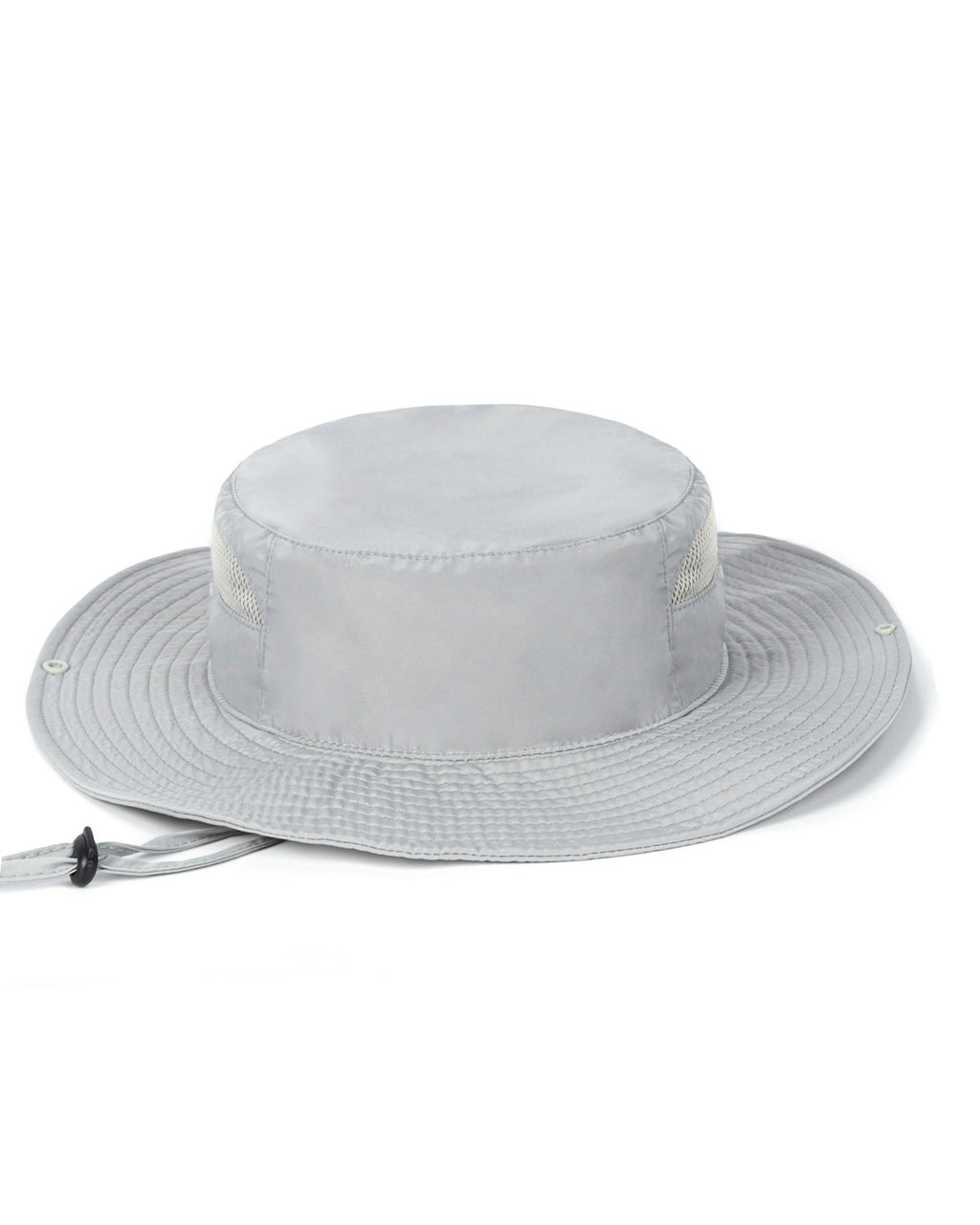 Gray quick-dry boonie sun hat for big heads XXL - front view - Zylioo
