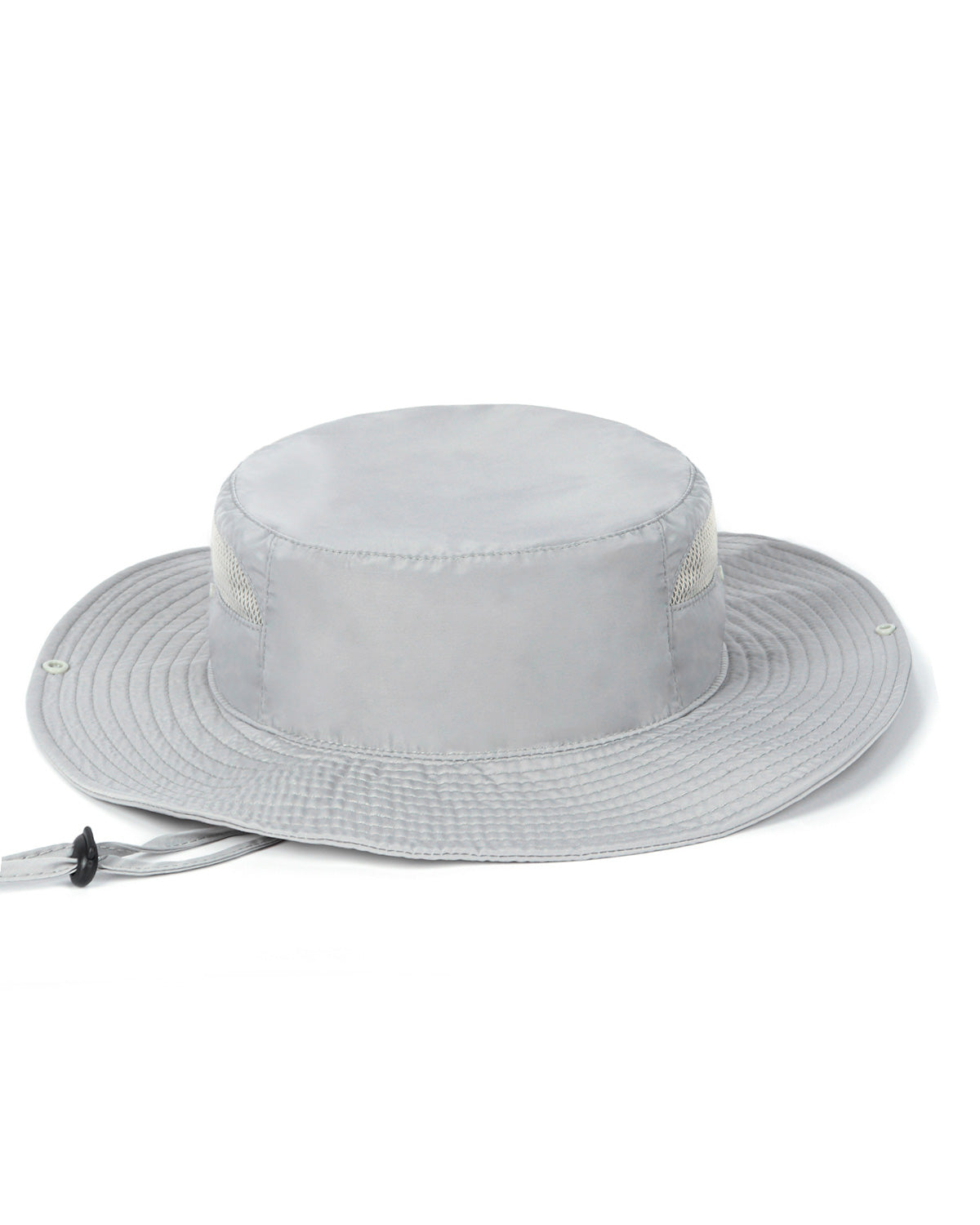 Gray quick-dry boonie sun hat for big heads XXL - front view - Zylioo