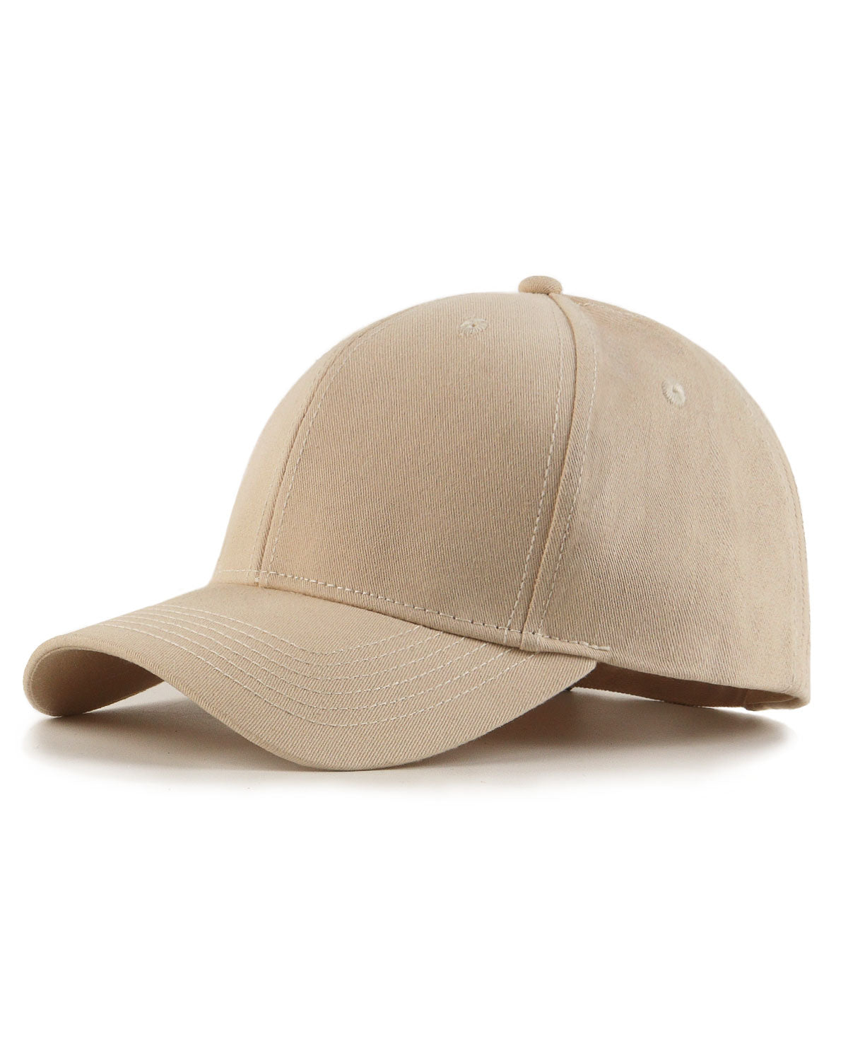 High Crown Structured Baseball Cap for Big Heads