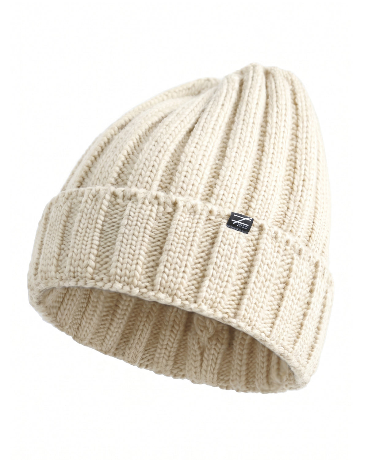 Cable Knit Beanie for Big Heads