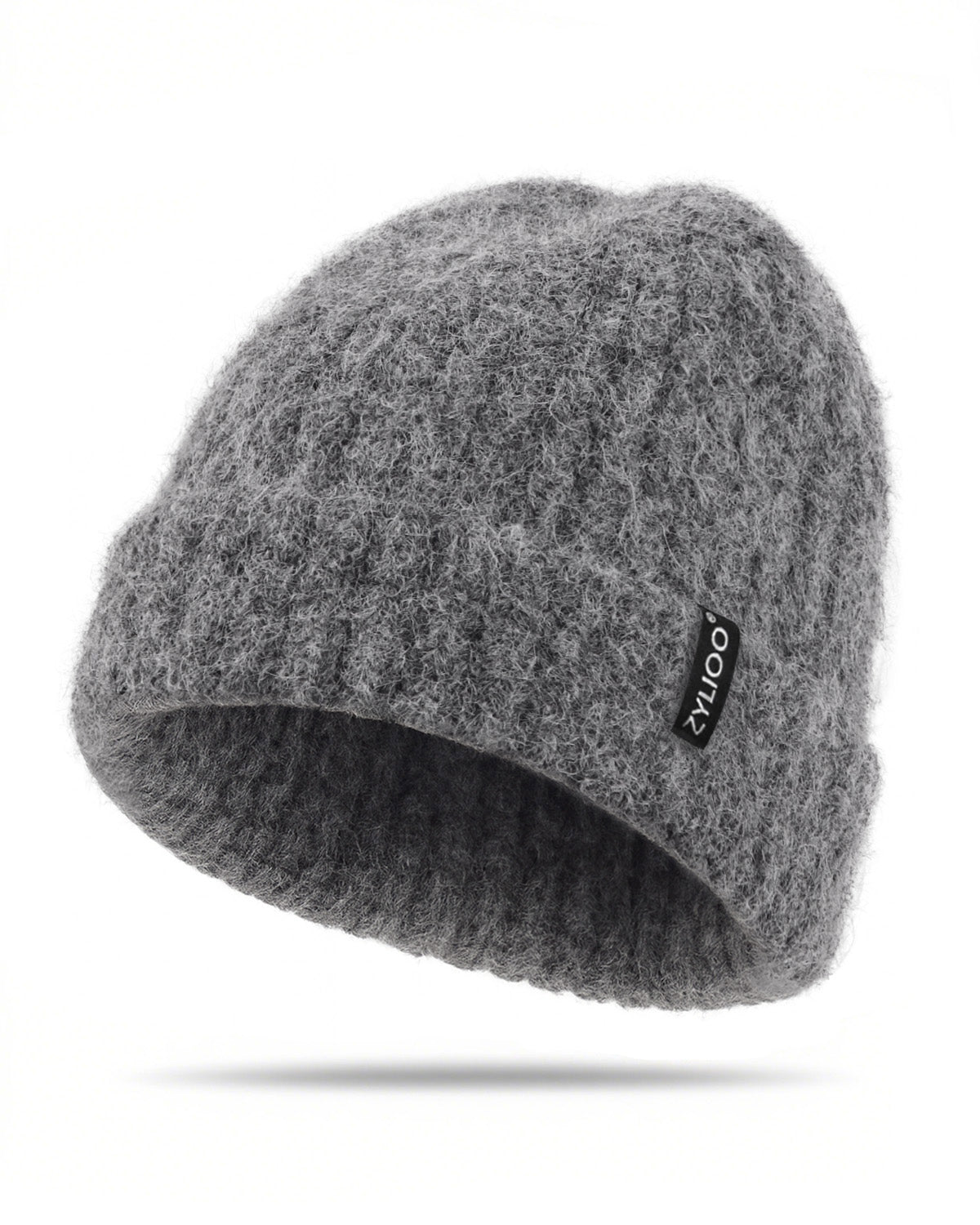 Chunky Fuzzy Beanie for Big Heads