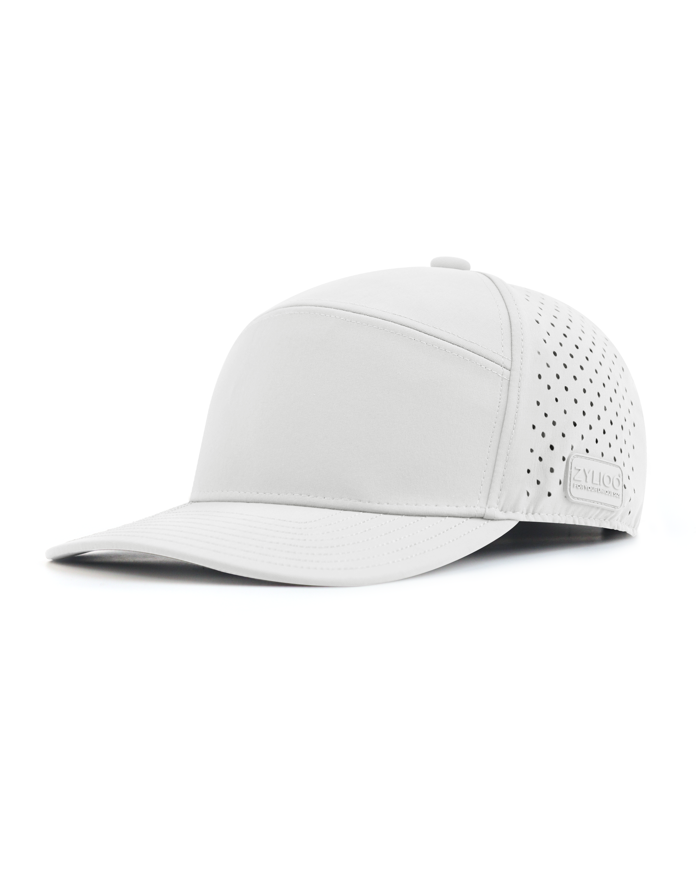 Gorra de 6 paneles con perforaciones láser para cabezas grandes
