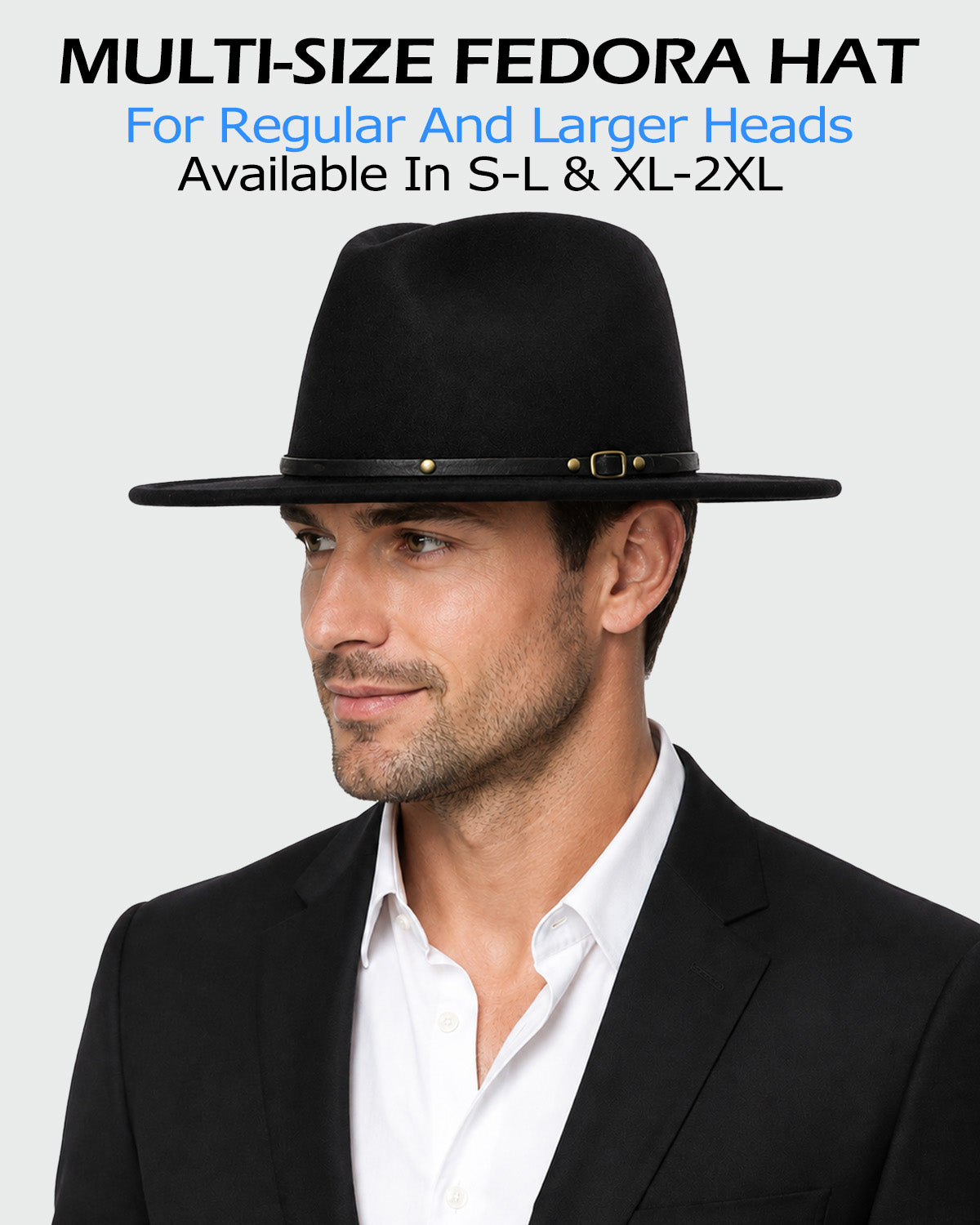Felt Fedora Panama for Big Heads