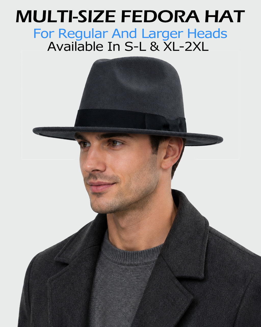 Felt Fedora Panama for Big Heads