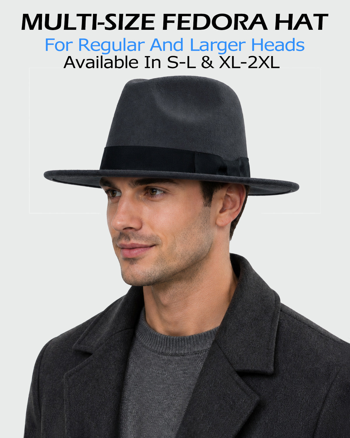 Felt Fedora Panama for Big Heads