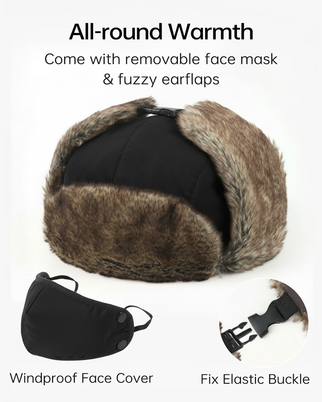 Oversize Winter Trapper Hat - Zylioo