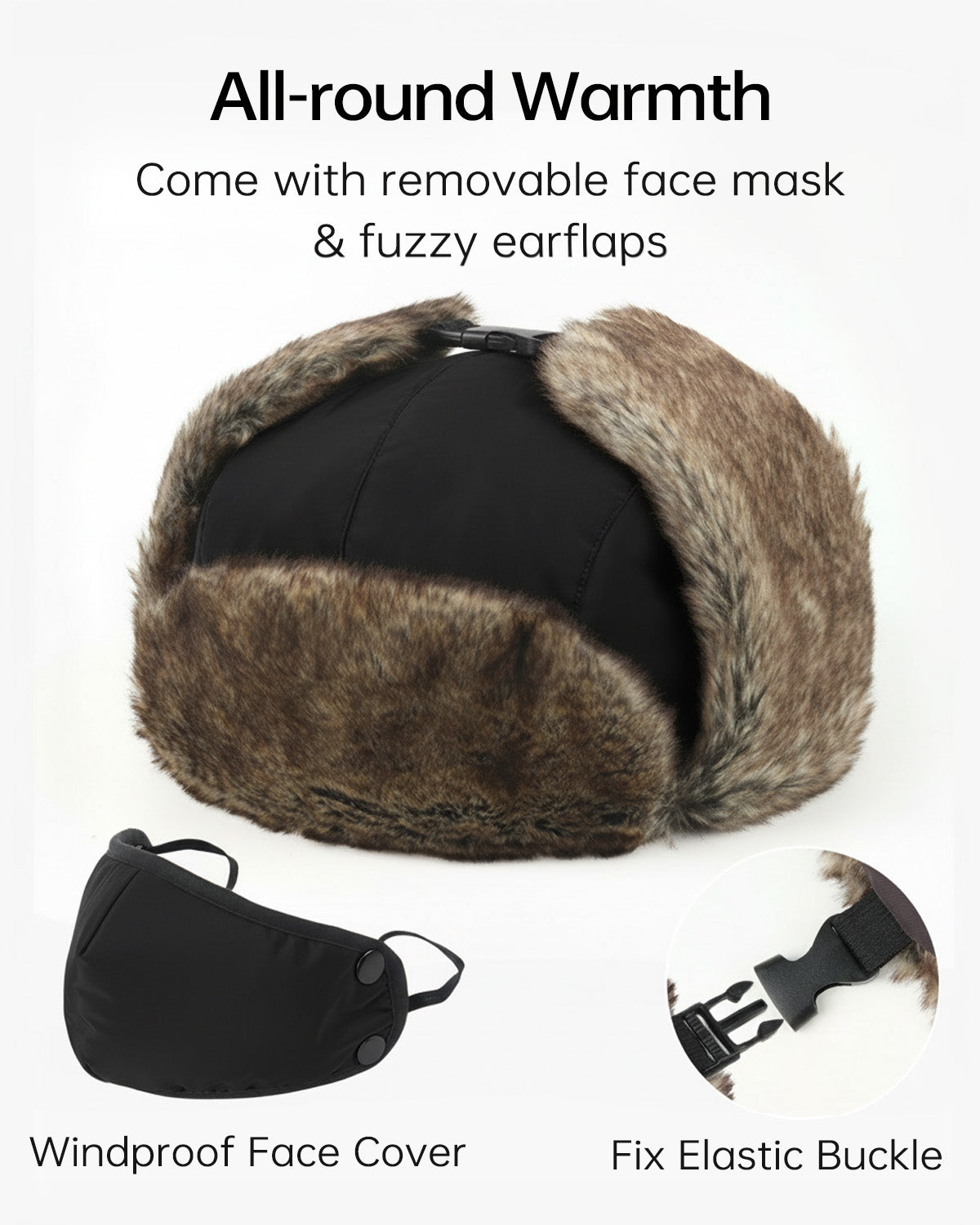 Oversize Winter Trapper Hat - Zylioo