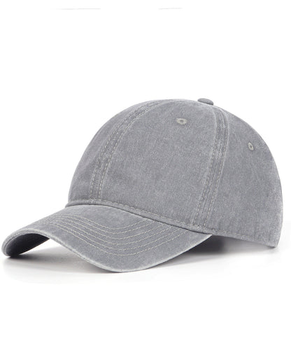 XXL Oversized Washed Denim Baseball Cap
