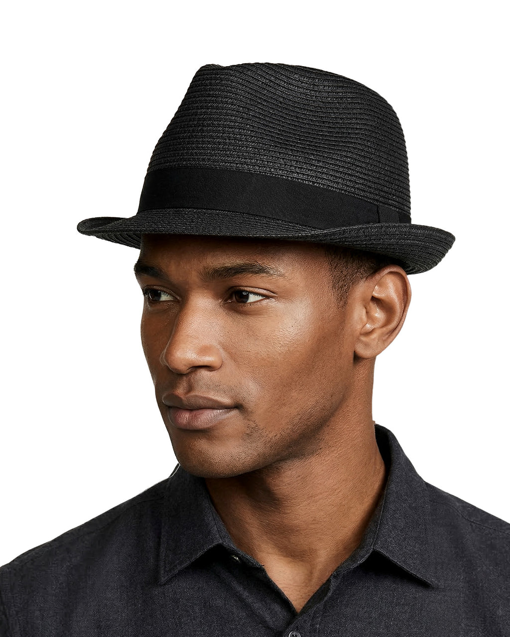 2XL Straw Trilby Hat for Big Heads