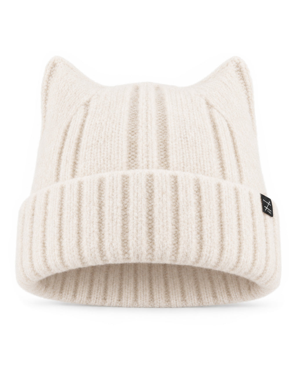 Fuzzy Cat Ear Beanie for Big Heads