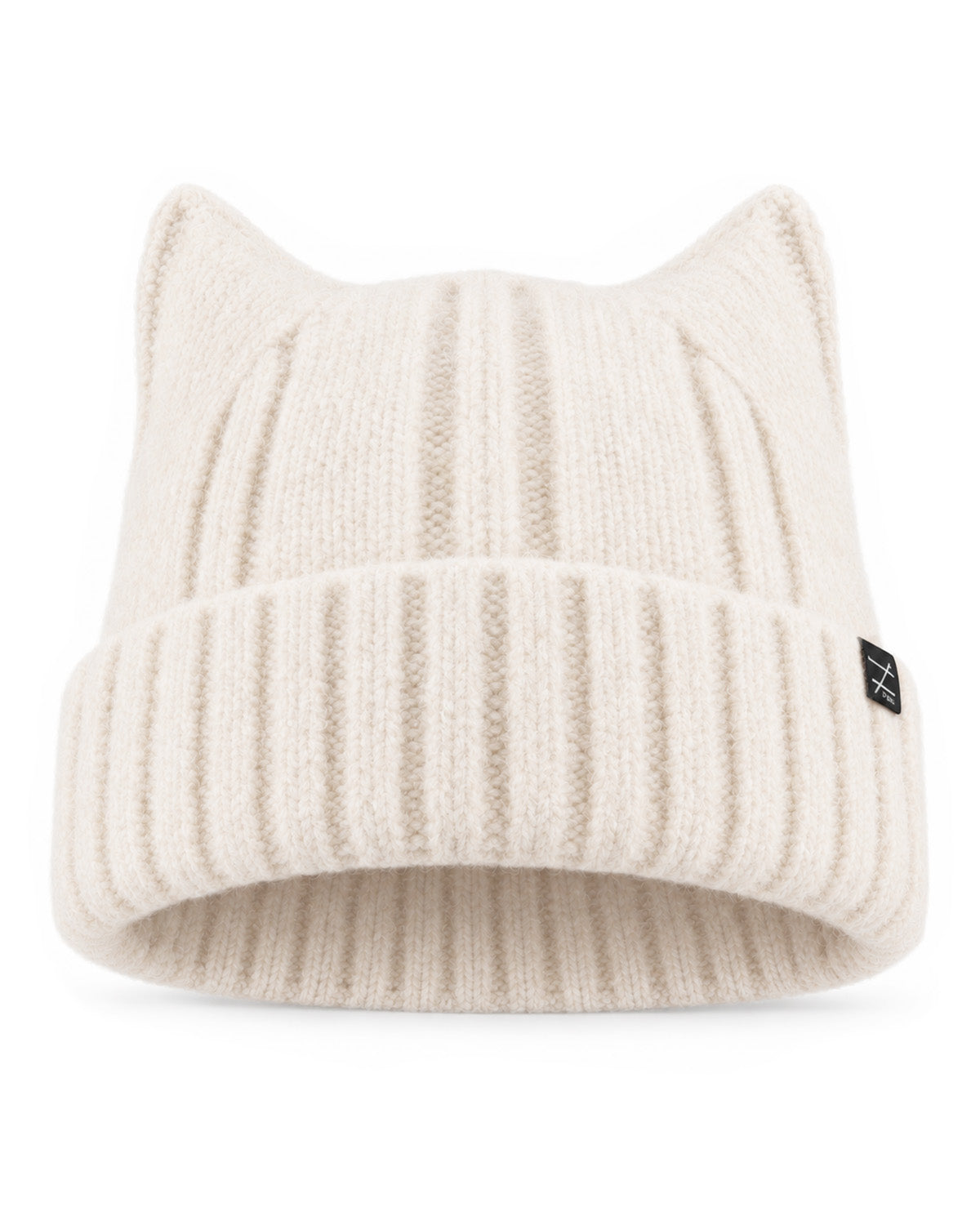 Fuzzy Cat Ear Beanie for Big Heads