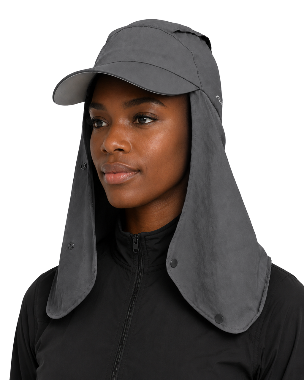 Quick-Dry Sun Hat with Neck Flap for Big Heads