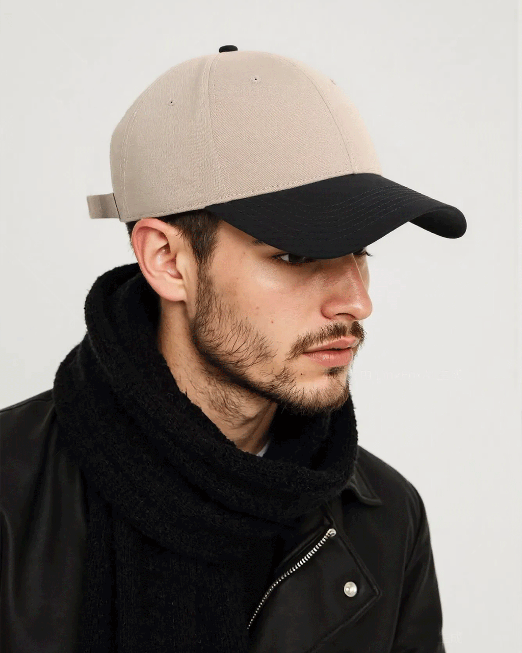 2-Tone Cotton Baseball Cap for Big Heads